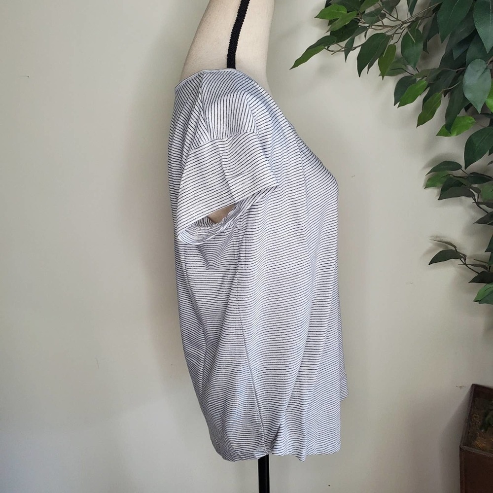 NEW Grety Alternative Eco Origin Stripe Print Top - Picture 3 of 7